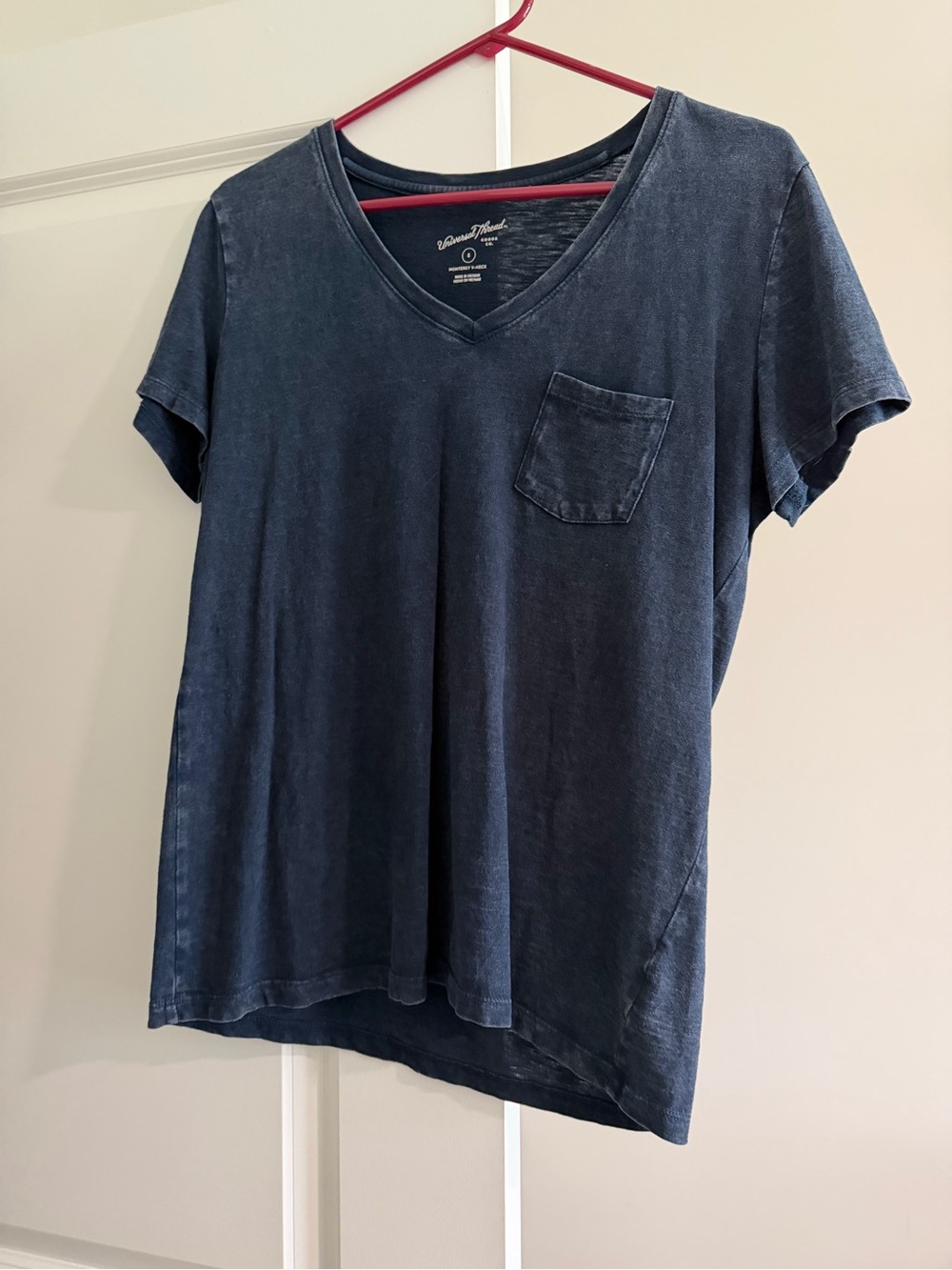 Target Women's Navy V-Neck Pocket Tee